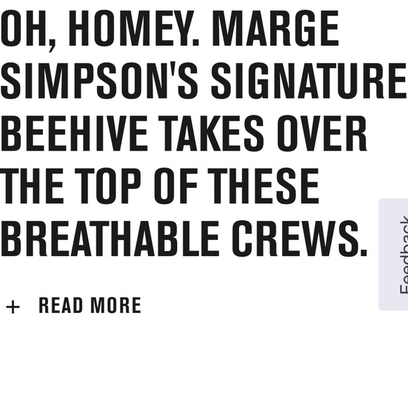 STANCE UNISEX THE SIMPSONS MARGE SIGNATURE BEEHIVE CREW SOCKS COMBED COTTON NWT - Picture 4 of 8